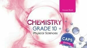 Grade 10 Chemistry Answer Book Cover